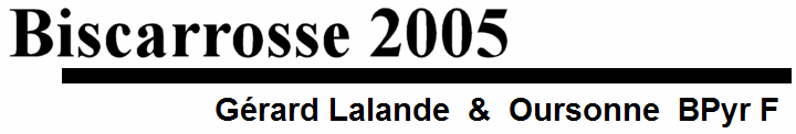 Grard Lalande  &  Oursonne  BPyr F