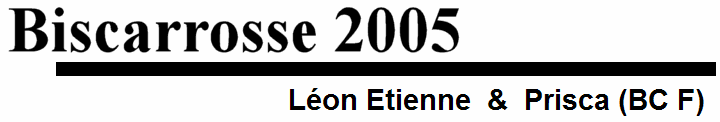 Lon Etienne  &  Prisca (BC F)