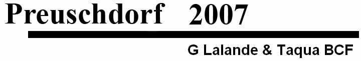 G Lalande & Taqua BCF